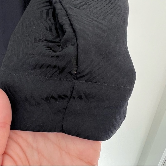 Sezane Eve Robe silk wrap Dress black - Picture 11 of 16